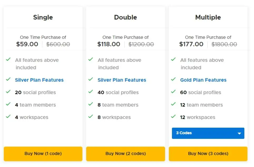 Ocoya Appsumo deal pricing 