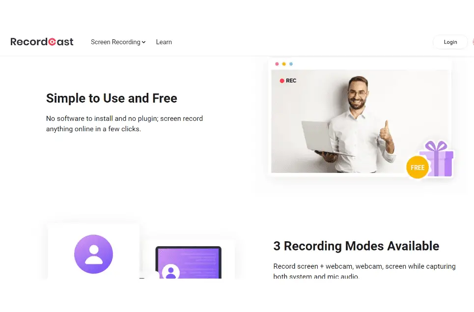 RecordCast Review-Screen Record Videos Online Free in 2022