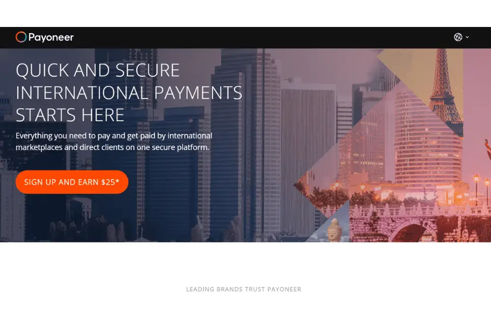 Payoneer- Best freelance payment methods