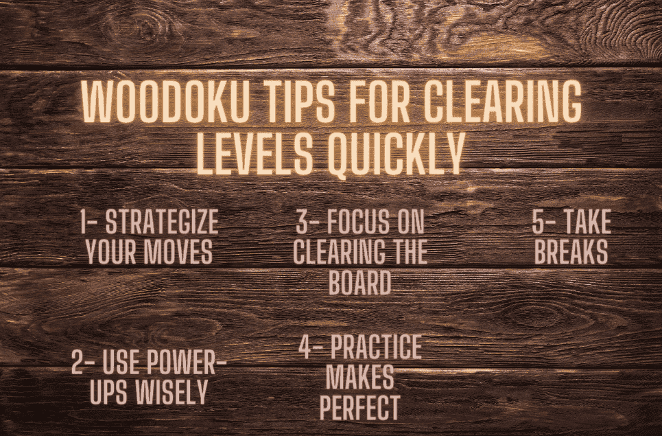 Woodoku Tips for Clearing Levels Quickly